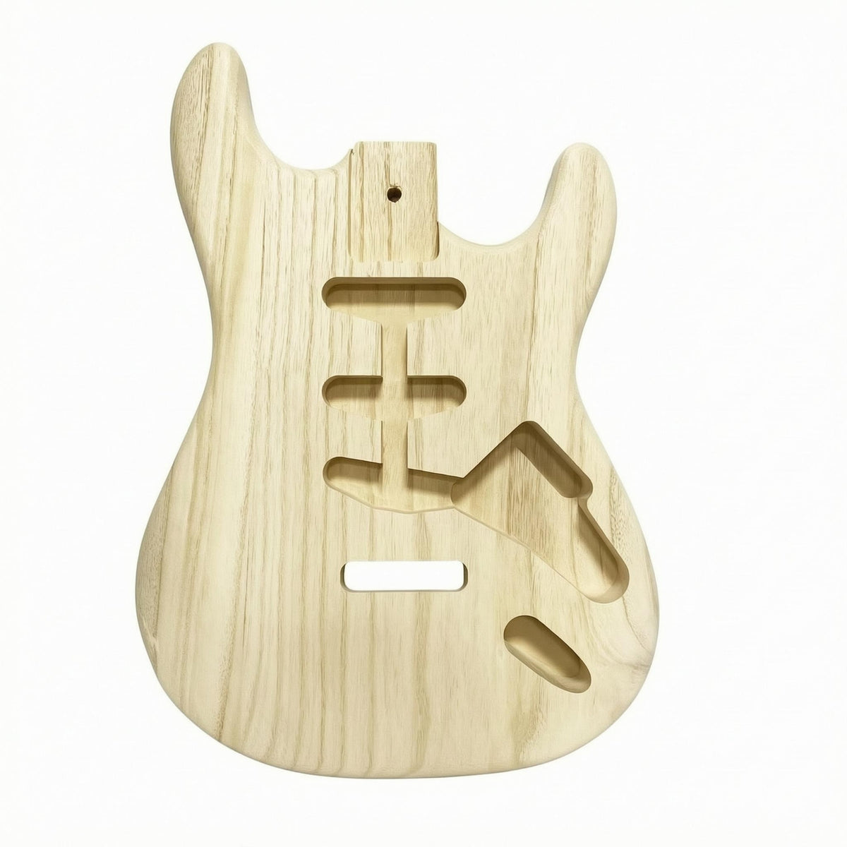 Routed Cavities S and T Style Guitar Body Sanded Unfinished Guitar Body Polished for Repair Hobbyists