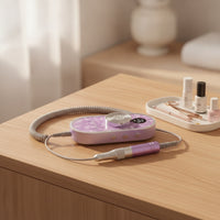 Nail Drill Machine Portable Nail Drill with Handpiece Rechargeable for Beginners, Home Salon, Travel