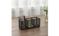 Desk Organizer with Compartments Practical Mesh Desk Organizer Multi-Function