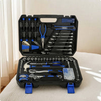 Hand Tool Kit with Case Portable Tools Multi-Purpose for Home Repair, Homeowners