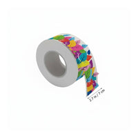 Colored Foliage Border Sticker Easy Peel School Decor Die-Cut for Blackboard