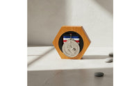 Hexagonal Medal Display Rack Layered Construction Wall Decor Polished Grain