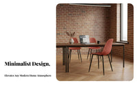 Molded Shell Chair with Dowel Legs Nordic Aesthetic Indoor Seating Modern Design Ergonomic Backrest for Office Workers