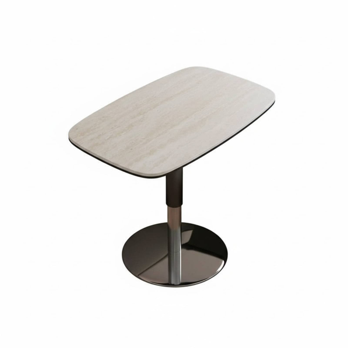 Adjustable Pedestal Table Vintage design space-efficient Utility Stand Multi-Functional