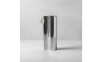Polished Finish Stainless Steel Flower Vase Elegant Decor Piece Modern Metal Vase Anti Rust Single Handle Flower Holder Easy to Clean for Hotel Lobby, Living Room, Office, Entryway