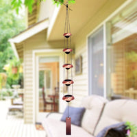 Pagoda Wind Chime Japanese Design Outdoor Decor Soothing Sound for Garden