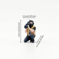 1/64 Scale Figure Realistic Three-Dimensional printedPrinted Miniature Painted Character Models for Hobbyists, Tabletop Scenes