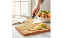Stainless Steel Grater Easy to Clean Handheld Vegetable Shredder Rustproof Multi-Purpose Food Cutter Heavy-Duty
