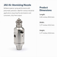 Nozzle 4BSPT Misting Low Pressure, Pneumatic Anti-Drip Nozzle 4BSPT, Stainless Steel Fine Mist Nozzl - Image 6