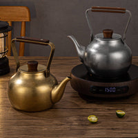 Teapot with Filter Easy to Clean Stainless Steel Teapot Mirror Polish