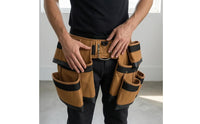 Multi-Compartment Tool Apron Open Compartments Tool Storage Apron Reinforced Edges