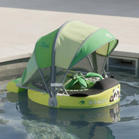 Infant Buoy Float with Sun Cover Portable Travel Design for Swimming, Toddlers