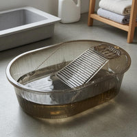 Integrated Washboard Basin Easy to Clean Washboard Basin Compact