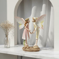 Kissing Couple Figurine Wedding Gift Resin Figurine Delicate Appendages