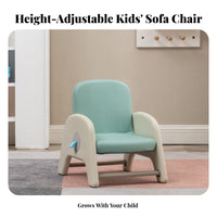 Height-Adjustable Toddler Chair Non-Slip Feet Kids Armchair Ergonomic Design