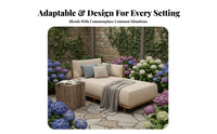 Weather-Resistant Rope-Woven Sofa and Armchair Set Water paddings Outdoor Furniture Modern Design Patio Seating Group Easy Maintenance for guest accommodation Businesses, Hotel Owners, Homeowners, Terrace, rearyard, waterside, Balcony