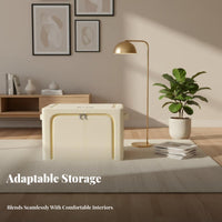 Foldable Framed Container Reinforced Handles Framed textile container Stackable