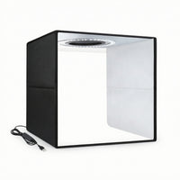Light Box with Diffusion Cloth Tri-Color Foldable Photo Studio Even for Crafters