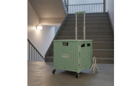 Pull Rod Portable Utility Wagon Wheeled Foldable Wagon with Wheels Foldable Utility Carrier for Market Stall, Shopping