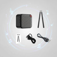 Compact Portable Simulated Drum Kit Quiet Practice Air Drum Sticks Realistic Sound Simulated Drumsticks Kit for Travel