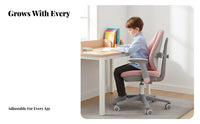Adjustable Posture Chair secureable casters Splitsupport Study Chair With Footrest