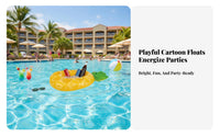 Portable Inflatable Serving Bar Easy to Inflate Floating Serving Bar Sturdy PVC Material for Families, Beachgoers, Beach, Lake
