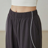 Ladies Trousers for Women UK with High Waist and Quick Dry Nylon Material, Tapered Joggers for Gym and Running, Work