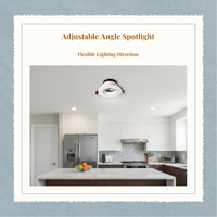 Adjustable anti-glare COB LED washer