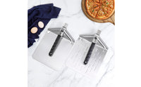 Easy Storage Foldable Pizza Peel Rust-Resistant Folding Handle Pizza Peel Comfortable Grip for Home Bakers, Barbecue