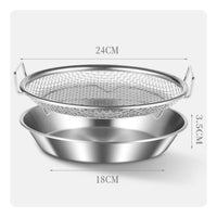 Stainless Steel Steamer Rack Easy to Clean Steaming Basket Insert Food Grade