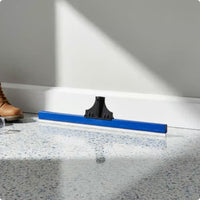 Serrated Rubber Squeegee Rake Floor Paint Rake Lightweight Painting Tool for Renovation