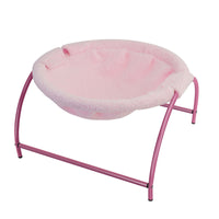 Cat Bed with Metal Frame Space-Saving Elevated Cat Bed Modern for Kittens