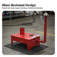 Powerful Engine Truck Tire Changing Tool Heavy Steel Construction Tire Mounting Dismounting Tool Long-Lasting Wheel Changing Machine Locking Collar for Auto Repair Professionals, Mechanics, Vehicle Maintenance
