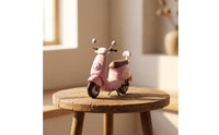 Retro Miniature Scooter Compact Scooter Model Rounded Accessory Crisp for Collectors, Shelf Display
