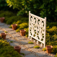 Miniature Iron Fence Architectural Scale Fence Model Decorative for Sand Table