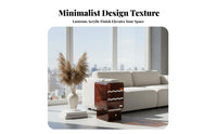 two-levellevel Narrow Stand Space-Saving Nightstand Minimalist Design for Living Room