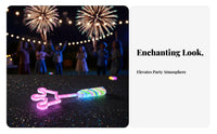 Illuminated Crown Glow Stick Colorful Lighting Luminous Fairy Glow Stick Flashing Crown Toy Battery Powered Multicolor