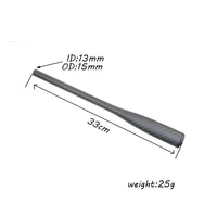 DIY路亚竿用轻量化13mm内径一体碳纤维纺车枪柄DIY改装握把配件
