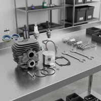 Wide Compatibility TS410 TS420 Cylinder Assembly Long-Lasting 50mm Cylinder Plunger Kit High-Quality Materials Petrol Saw Engine Parts Wear-Resistant