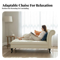 European elegantsign Chaise Lounge Elegant elegantsign Household Furniture Relaxing Comfort Daybed Curved Backrest for Homeowners, Adults, Stuelegantnts, Living Room, Bedroom, Balcony, perusing alcove