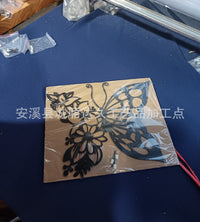 铁艺蝴蝶艺术墙装饰家居装饰挂外观装饰墙挂装饰花墙艺术壁画