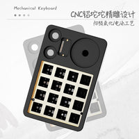 MMD 16-Key Three-Knob Designer Macropad with Customizable Macro Functions and RGB Hot-Swap