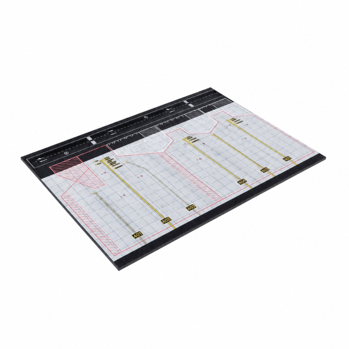 Airport Display Board Premium Model Airplane Display Base Versatile Airport Diorama Board for Hobbyists