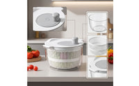 Easy to Clean Salad Dryer Food-Grade Salad Dryer with Strainer Sturdy Vegetable Dryer Cordless for Meal Prep
