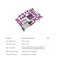 1:12 1:14 RC Car Metal Upgrade Kit Hobbyist Supplies with front and rear swing arms steering cups for WLtoys