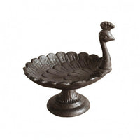 Cast Iron Bird Feeder Pedestal Base Garden Decor Decorative for Balcony
