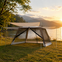 Automatic Pop-up Tent, One-touch Setup, For 8 People, Large Family Camping, Waterproof Oxford Cloth, 310x310x210cm