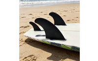 3 Pieces Board Fin Surfboard Rear Fin Stable Stable Aquatic Sports Gear for Paddleboarding