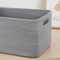 Rope Storage Basket Multifunctional Rope Basket Versatile Toy Storage Bin for Pets, Bedroom