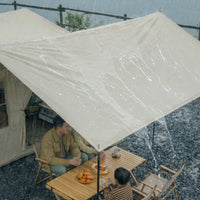 Waterproof Inflatable Tent Rainproof Tent with Air Poles Portable Heavy-Duty for Families, Camping